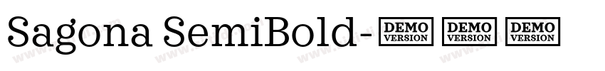 Sagona SemiBold字体转换